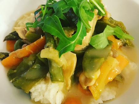 Blanquette printanière de volaille