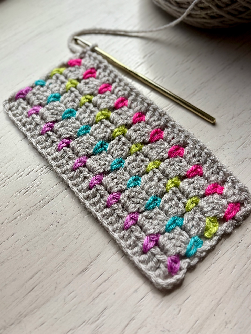 crochet block stitch