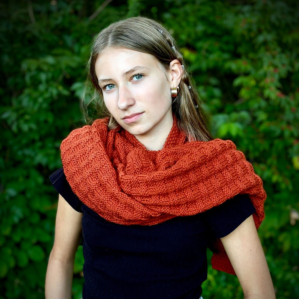 Thumbnail: Wicker and Wool Wrap | Knit Scarf Pattern