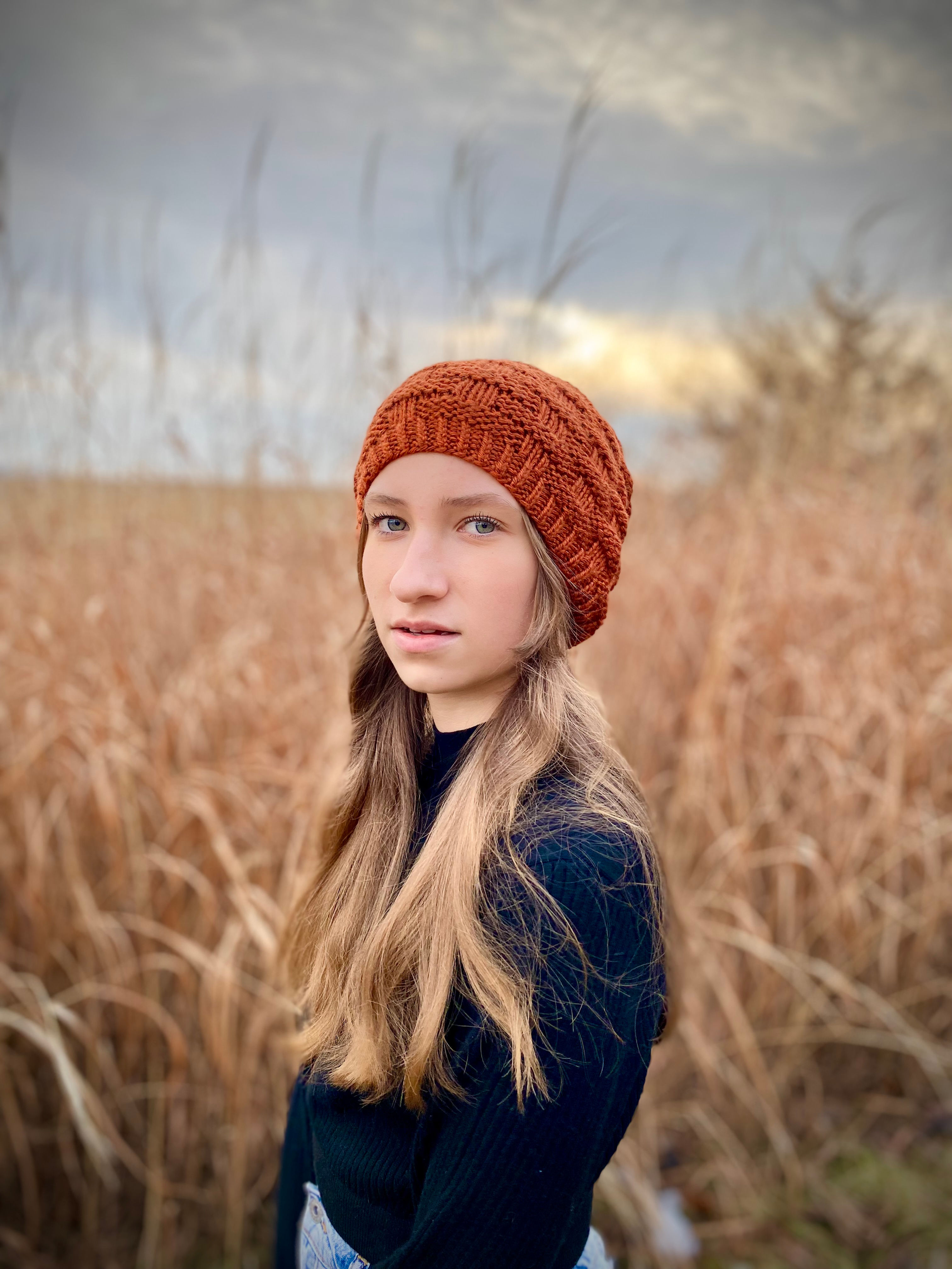 Wicker and Wool Beanie | Basketweave Hat Pattern