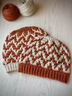 Mosaic Peaks - Free Crochet Hat Pattern