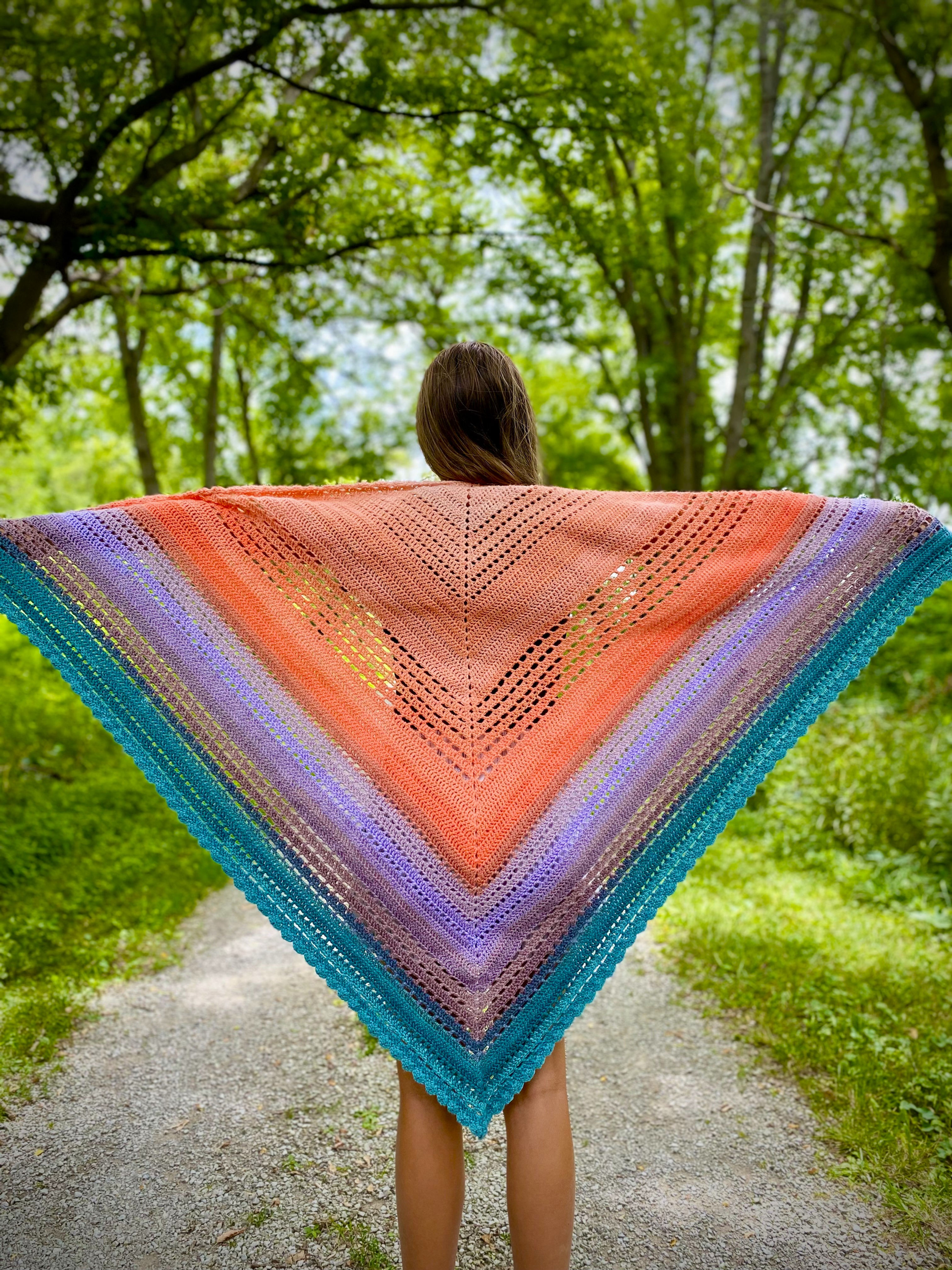 Serotinal Shawl | Crochet Oversize Shawl Pattern