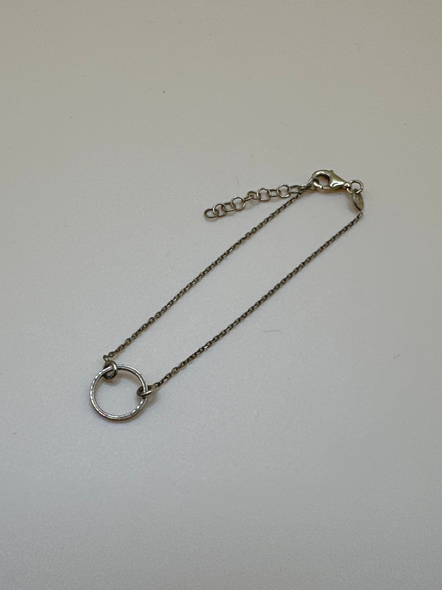 Bracciale Minimalista in Argento ALISIA con Cerchio