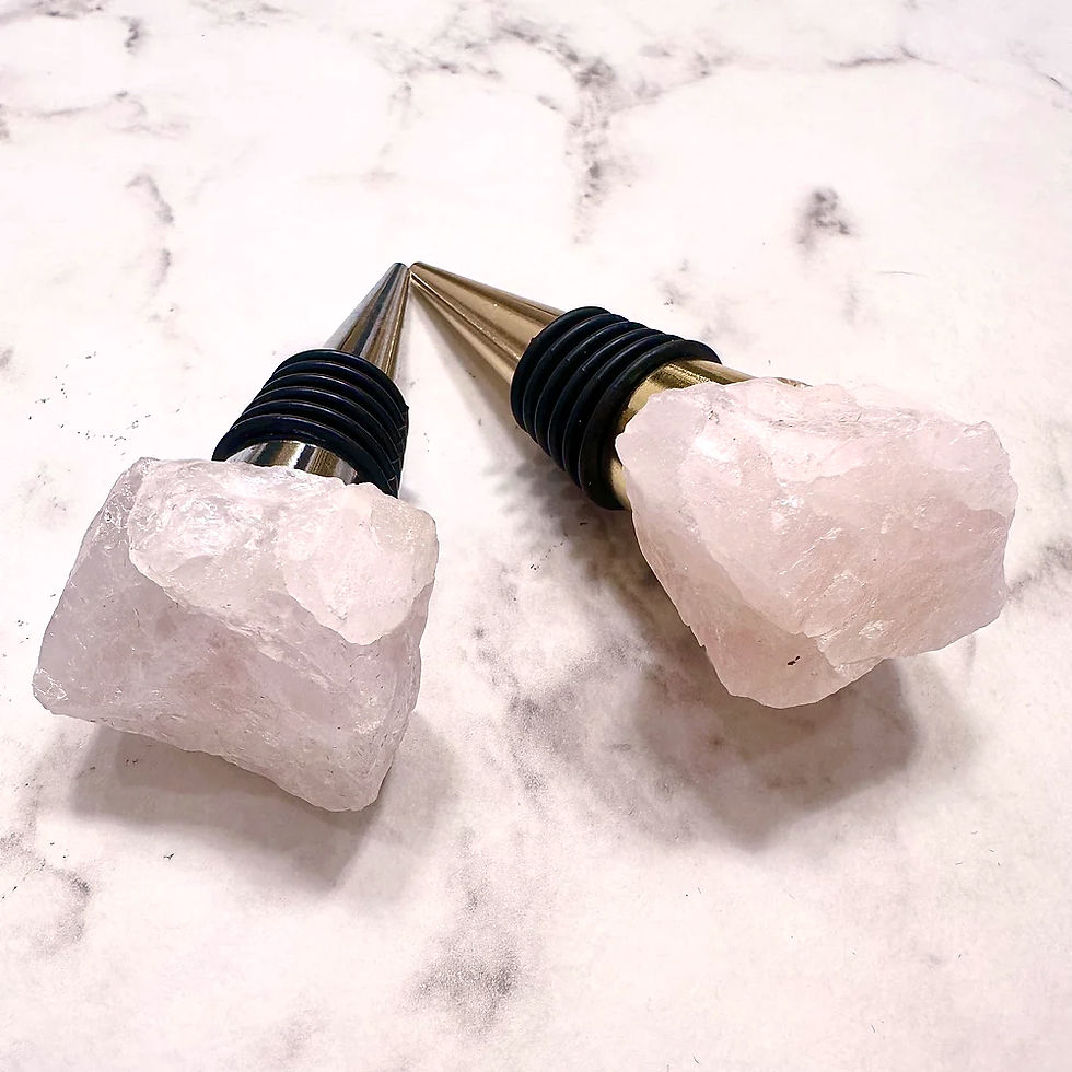 Miniatura: Tappo di Bottiglia con Pietra Minerale