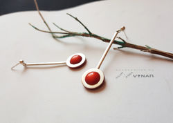 cherry berry earrings