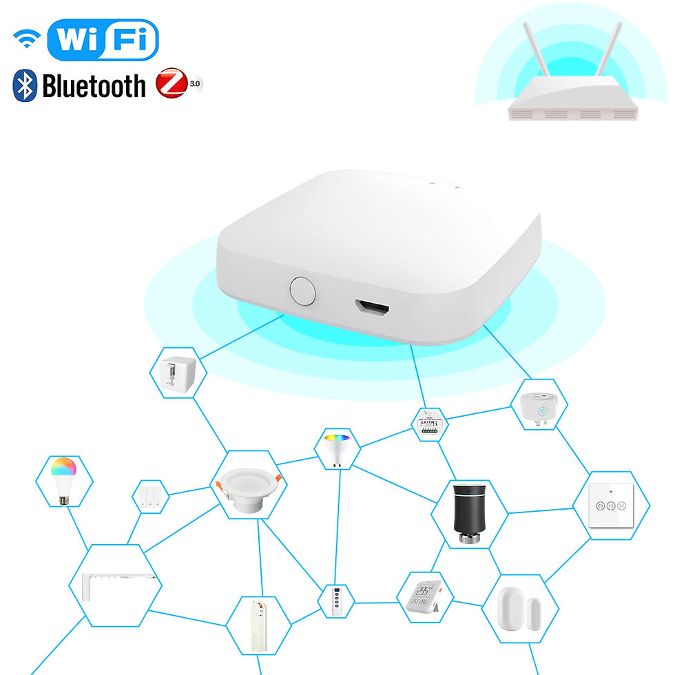 Miniature : Zigbee Gateway Hub Wireless  3.0 +Blue Tooth Mesh Hub for 128 Devices Smart Home