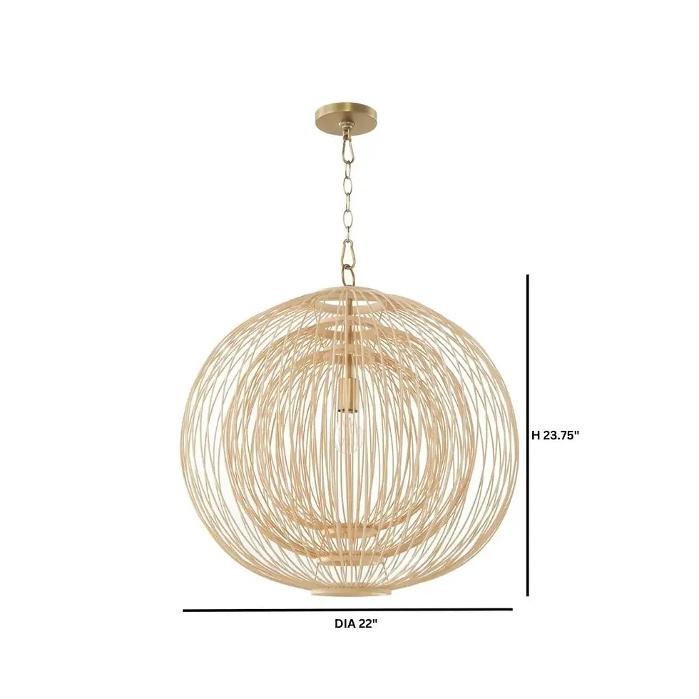 Miniatura: Terrae Pendant | Natural - Round