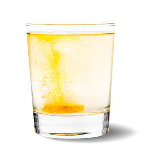 Orange flavour effervescent