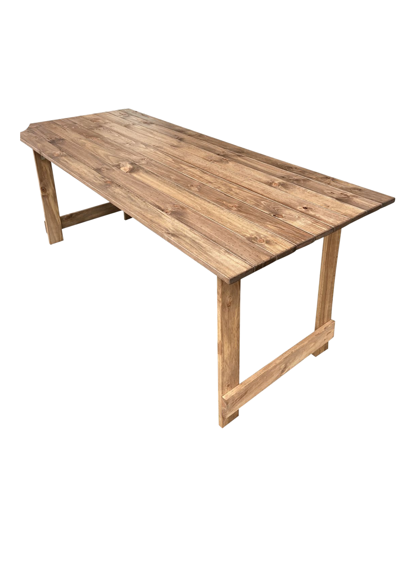 Rustic Trestle Table