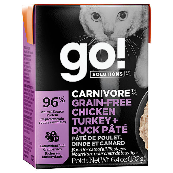 Go ! Solution GF Chicken Turkey + Duck Pate 6.4 Oz