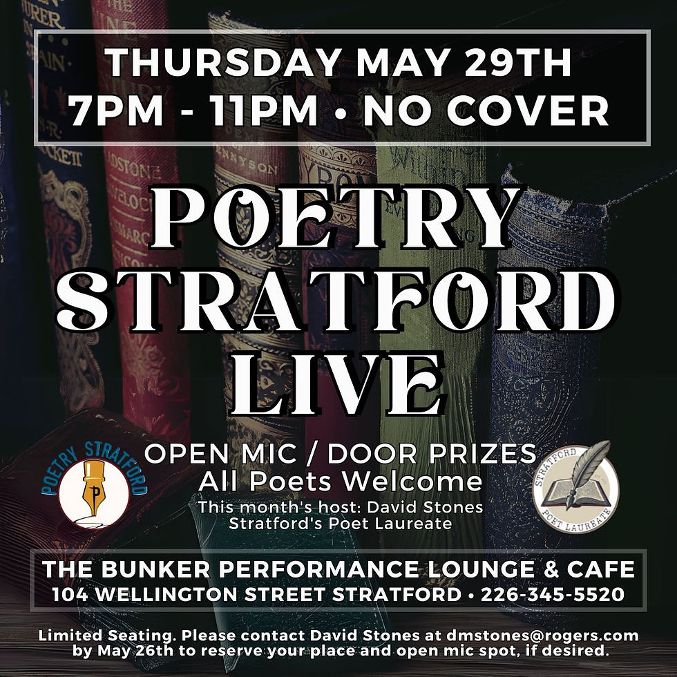 Poetry Stratford Live!