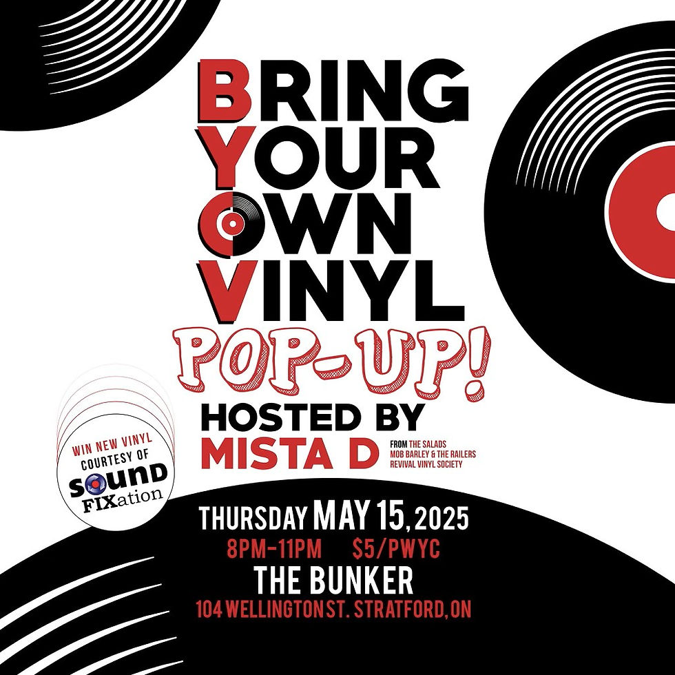 Bring Your Own Vinyl Pop-Up!