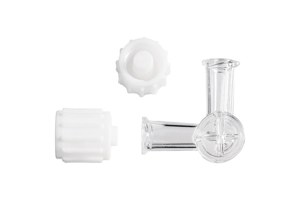 Miniatura: Conector de Seringas Luer Lock em L - caixa com 20 unidades