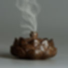 EngiCrafts Ceramic Lotus Incense Burner Zen Wabi Sabi