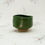 Thumbnail: Green ceramic matcha bowl by EngiCrafts with a semi-gloss finish, subtle ridges, and an organic, slightly uneven rim.