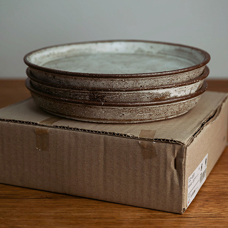 EngiCrafts Seto Yaki Maruko Nakashima Ceramic Plate Set