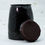 Thumbnail: Pinched black ceramic canister by EngiCrafts. Handmade, airtight, and rustic. Ideal for tea or coffee. Dishwasher safe.