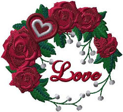 G9091 Love and Roses Wreath