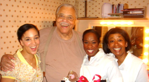 James Earl Jones, myself, Susie and Yvon