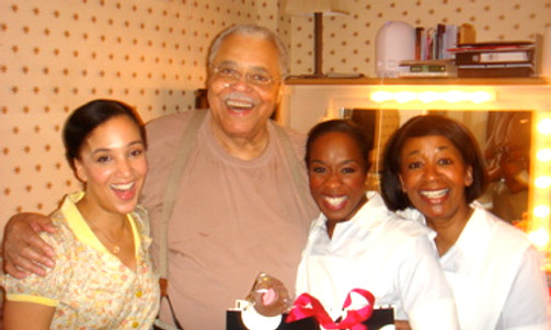 James Earl Jones, myself, Susie and Yvon