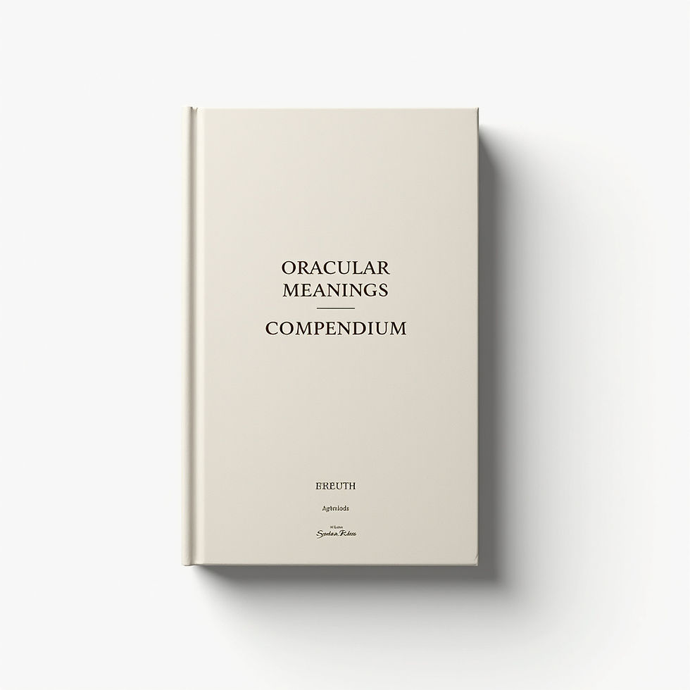 Compendio Significados Oraculares