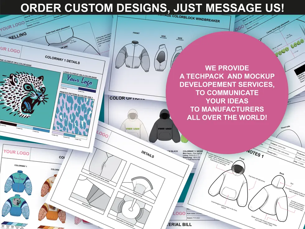 Design customization process shown using FUPstudio Activewear Mockups on Adobe Illustrator.