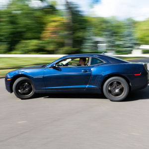 My friend, Anthony Lee driving his Camaro