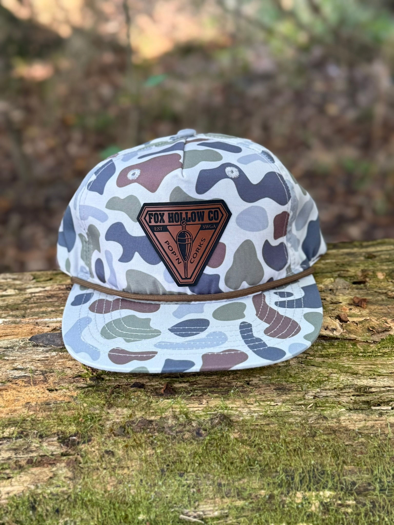 Old School Brackish Camo Rope Hat