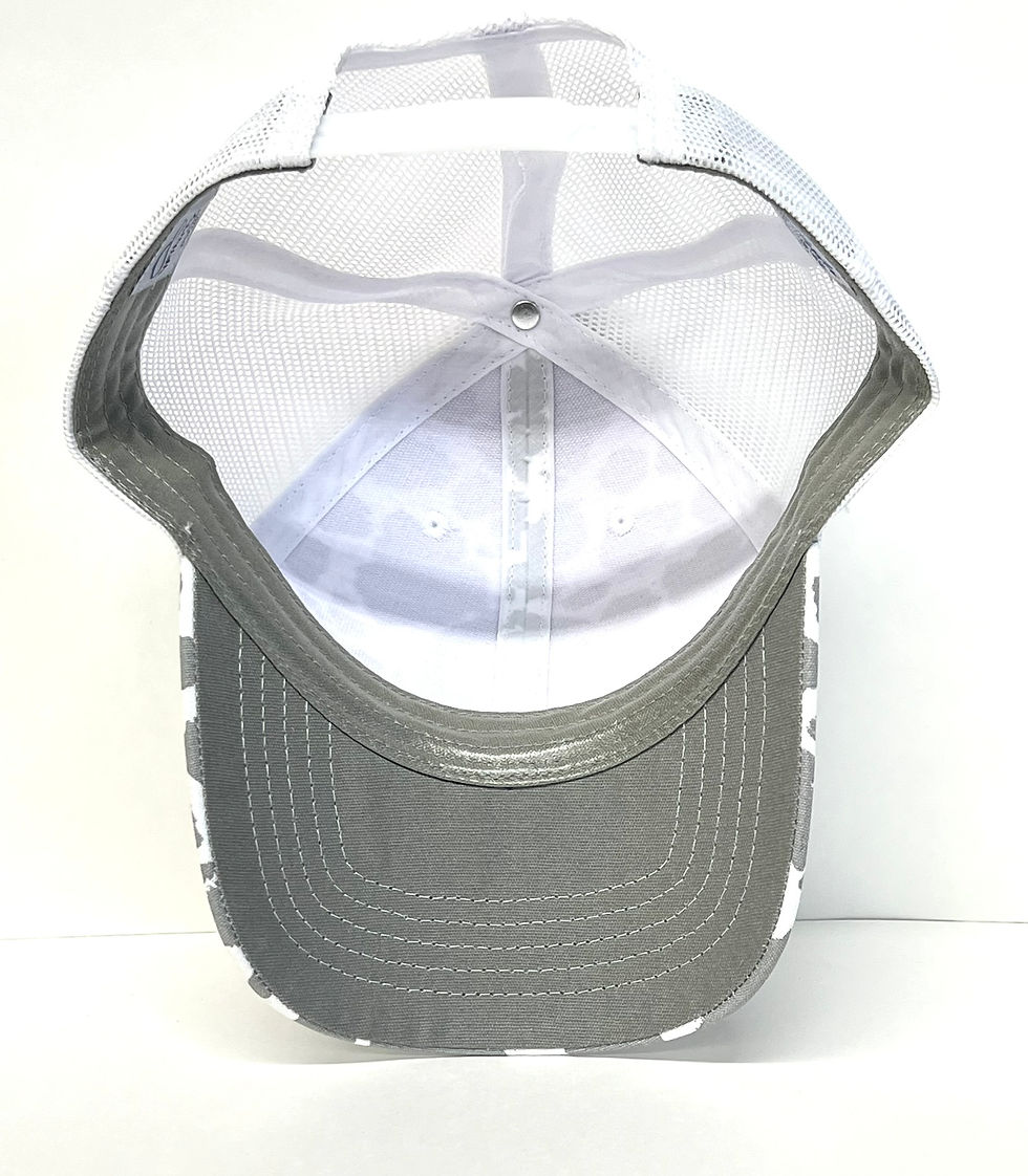 Thumbnail: Grey Cow Ponytail Hat