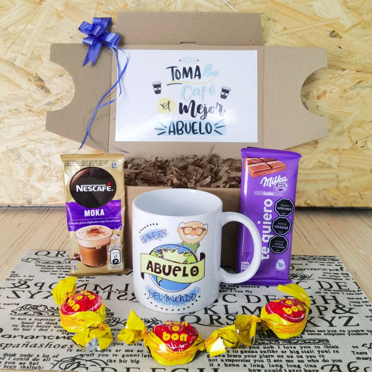 Set taza personalizada Dia de los Abuelos