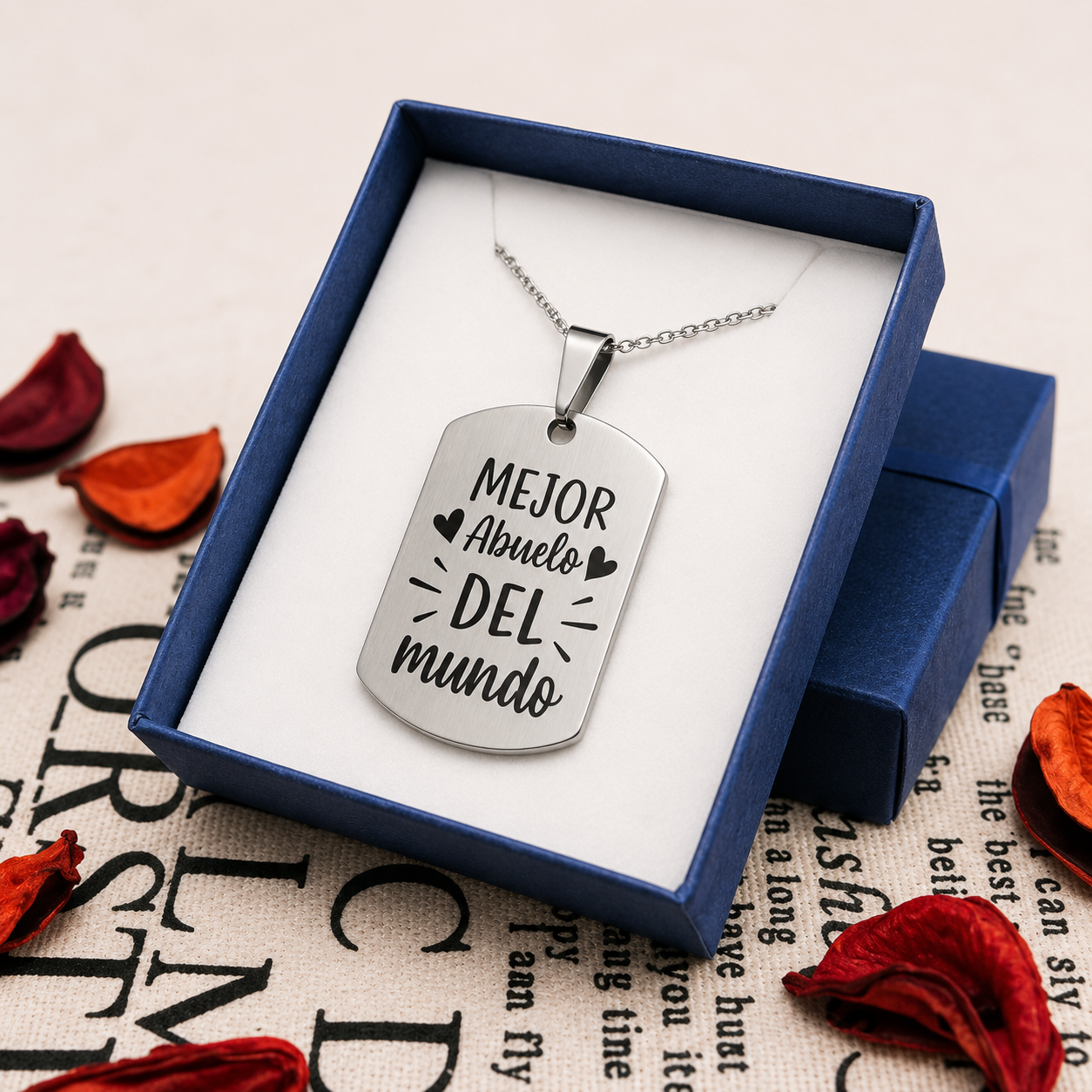 MEDALLA CON TEXTO PARA ABUELO