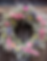 Beautiful Blue and Pink Wreath - Handmade