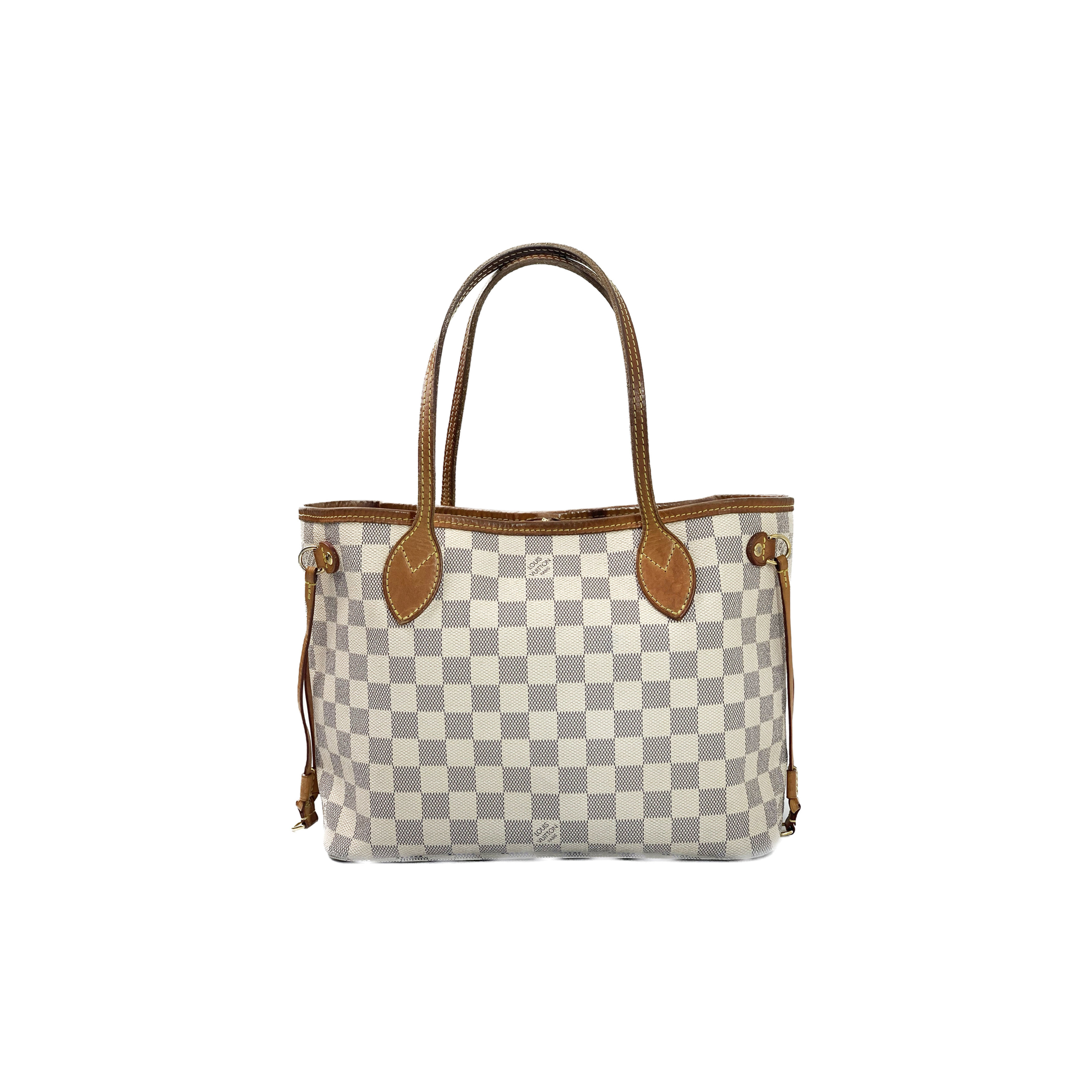 LOUIS VUITTON NEVER FULL BB DAMIER TRẮNG