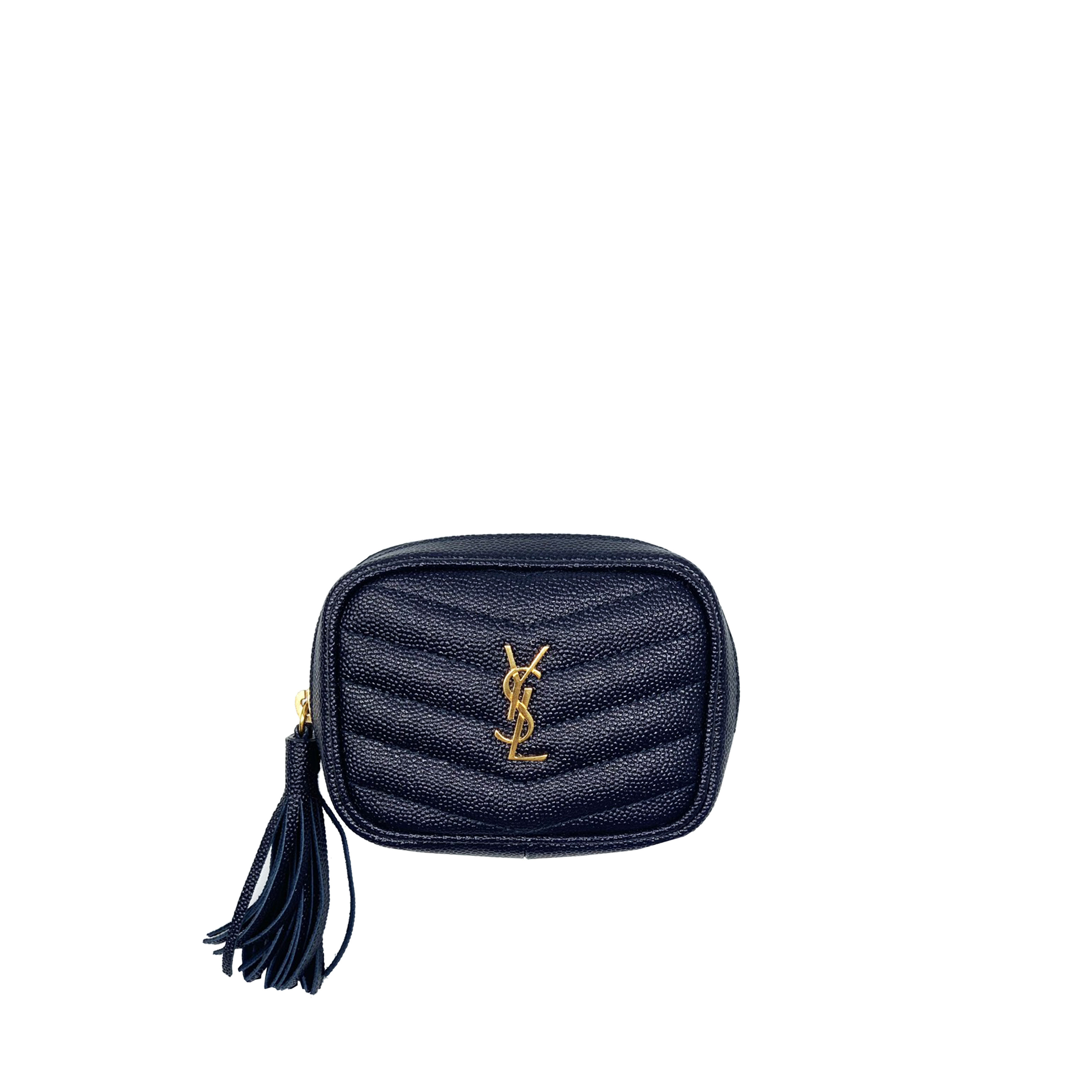 YSL Belt Bag Mini Navy