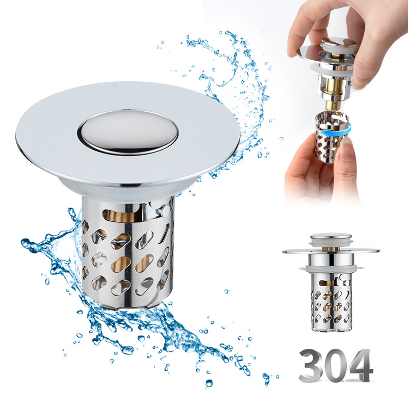 DrainCatcher – Universal Pop-Up Sink Stopper