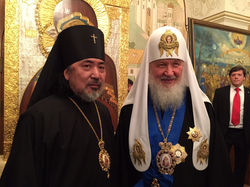 総主教聖下とセラフィム大主教座下