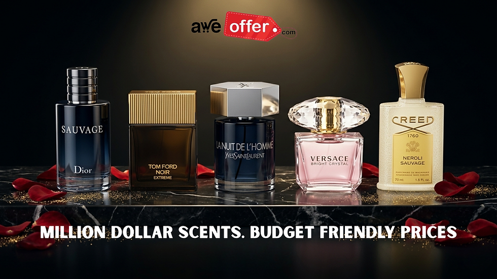 Smell Like a Million Dollars Without Spending It — Top Fragrances at AweOffer