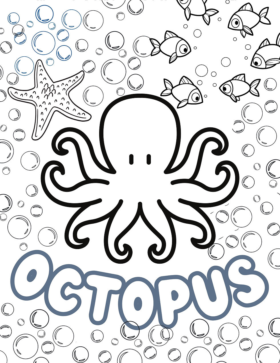 Downloadable pdf of an octopus