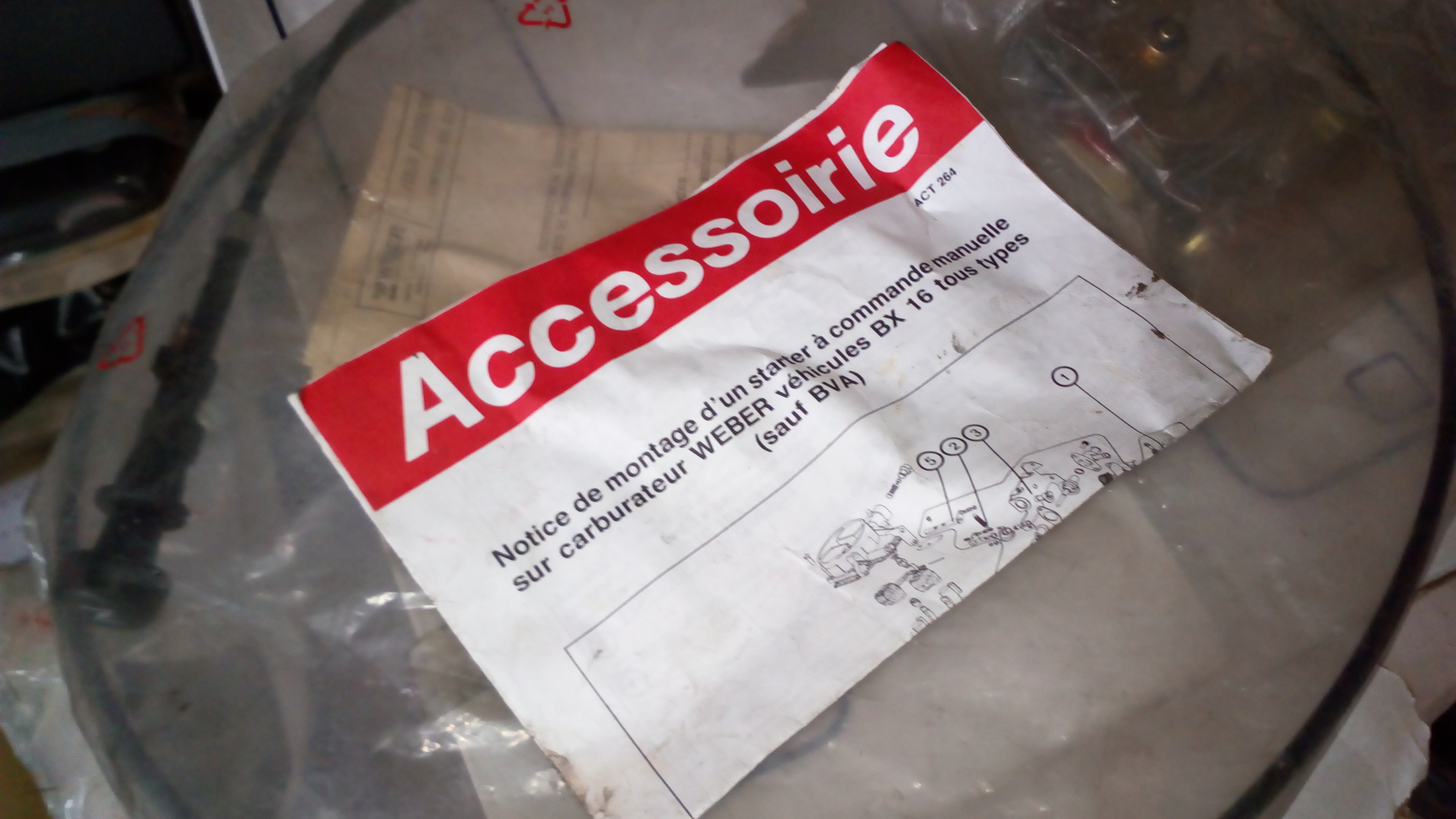 Choke ombouwset Citroën BX 1.6