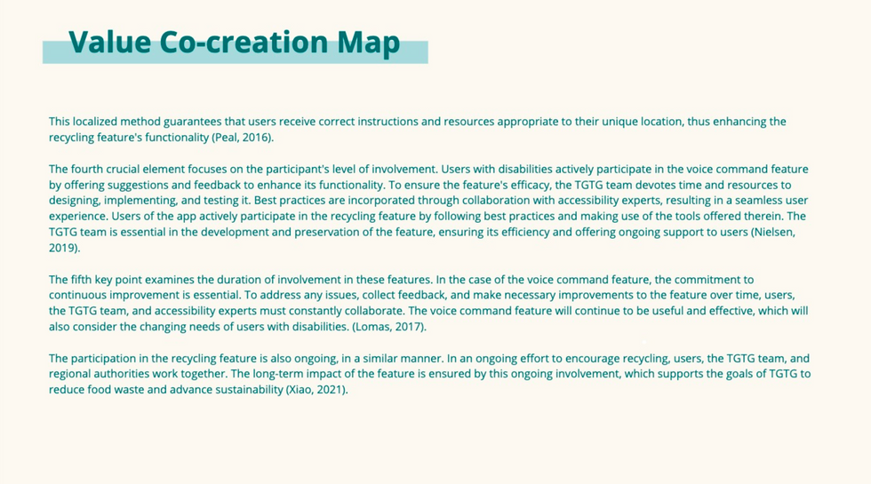 Value Co-creation