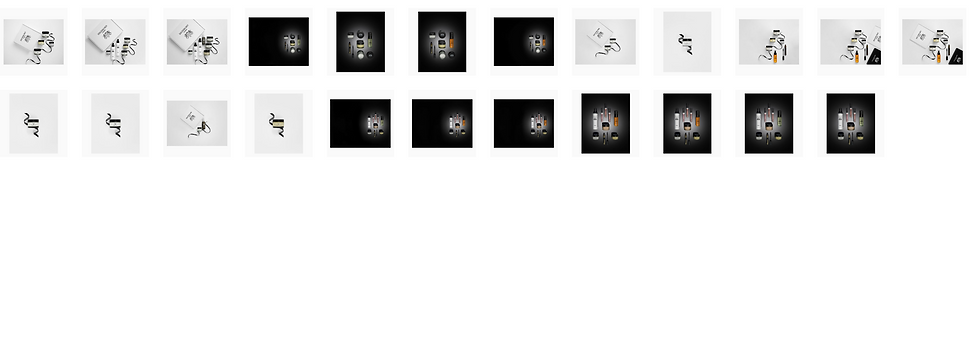 Downloadable final product photography project with labeled folders and optimized assets for client use