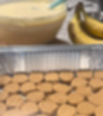 Nutter butter cookies in a pan