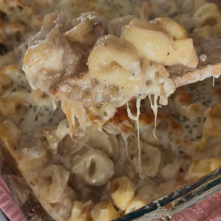 Cheese Baked French Onion Tortellini