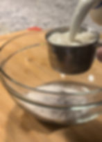 making pudding