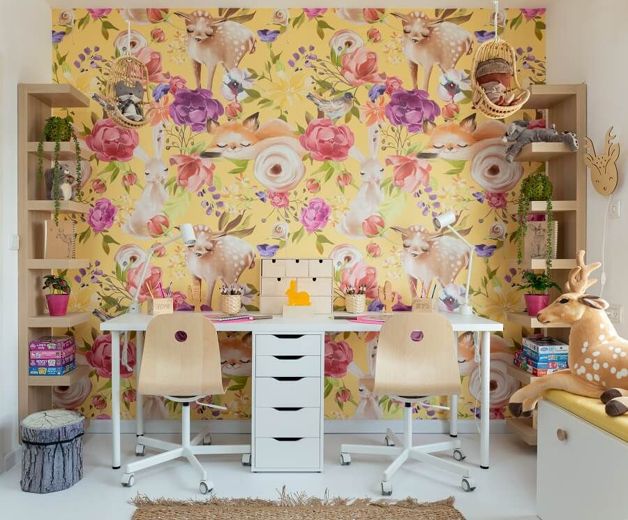 חדר ילדים מעוצב בקונספט כדורגל