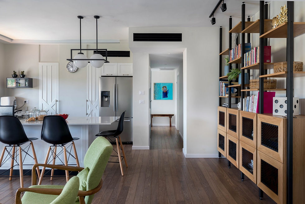 עיצוב פנים לדירת קבלן - נס ציונה