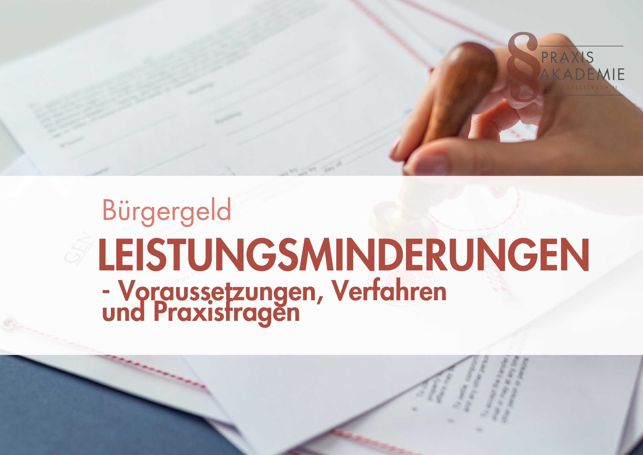 Seminar Leistungsminderungen Jobcenter