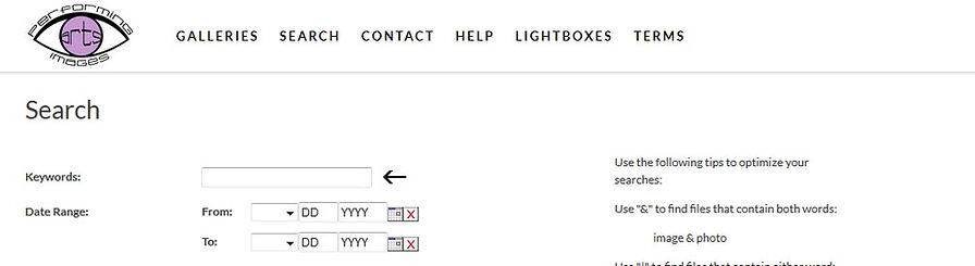 How to use advanced search