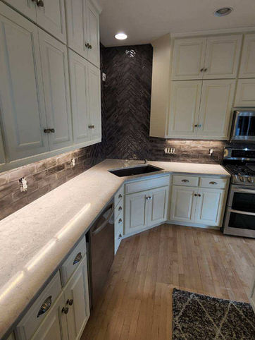Kitchen tile install
