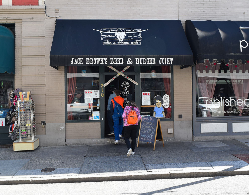 Jack Brown's Beer & Burgers, Roanoke, Virginia